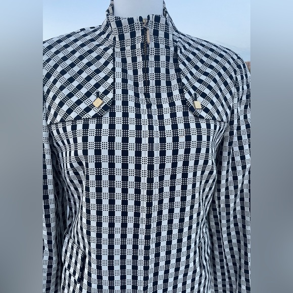 Checked Monochrome Jacket - Picture 2 of 7